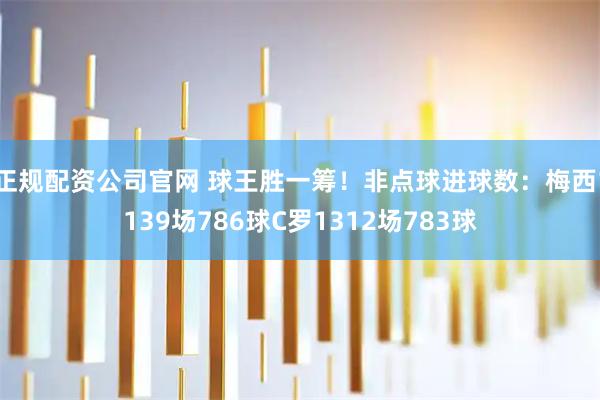 正规配资公司官网 球王胜一筹！非点球进球数：梅西1139场786球C罗1312场783球